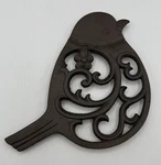 Handcrafted Nautical Decor Cast Iron Bird Trivet 8" - Vintage. Fixed Price $16.00.
