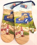 Oven Mitts - Home Collection (r/n#: 87254 7X13 In) New With Tags. Fixed Price $12.88.