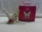 Vtg 2007 Royal Albert Country Roses Butterfly Tea Light Votive Holder Mib. Fixed Price $29.95.