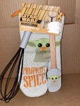 Disney Star Wars Grogu 3 Piece Baking Kitchen Set Fall Pumpkin Spice New. Fixed Price $22.50.