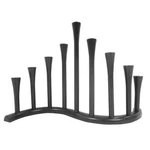 Menorah Hanukkah Curved Metal Black Candle Holder Target Festival Of Lights New. Fixed Price $14.79.