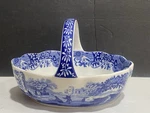 Spode Blue Italian Collectable 6 Handled Basket Scenery Gift Box Bn. Fixed Price $29.99.