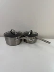 Starfrit The Rock Pot Set With Lids 2 Pieces- Non Stick. Fixed Price $30.00.