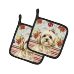 Carolines Treasures WDK8302PTHD Unisex Adult Cream Lhasa Apso Vegetables Pot .... Fixed Price $28.06.