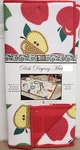 Kitchen Microfiber Quick Drying Mat, (16" X 24") Colorful Apples # 1, Red By Bh. Fixed Price $15.99.