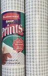 Vtg Rubbermaid Prints Blue Gingham Drawer Cabinet Grip Liner 2 Rolls 5' X 1' Ea. Fixed Price $15.99.