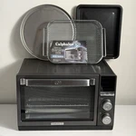 Calphalon Quartz Heat Countertop Convection Toaster Oven Model TSCLTRDG3. Fixed Price $124.97.