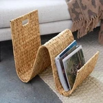 Woven Water Hyacinth Book Stand, Multi Uses, Creative Co-op Brand, Bnib. Fixed Price $58.41.
