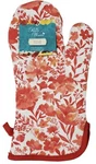 Pioneer Woman Painterly Floral Oven Mitt Coral Red Farmhouse Country New. Fixed Price $10.50.