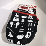 Disney Black & White With Red Trim Mickey Mouse Oven Baking 2PK Mitts 5.5X6.5. Fixed Price $11.97.