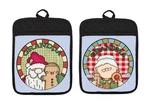 Pot Holders Oven Mitts Hot Pads Grandma Grandpa Christmas Kitchen DBLXDZ037-040. Fixed Price $16.99.
