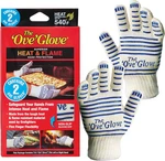 The Glove - Superior Heat & Flame Hand Protection Pack Of 2 Oven Mitts. Fixed Price $39.99.