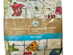 Nantucket Home 5 Piece Child Baking Set Apron Oven Mitts Pot Holder Towel New. Fixed Price $14.99.