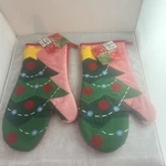 1980 Christmas Tree Oven Mitt W/tag Barth & Dreyfus Designs For Living Set Of 2. Fixed Price $9.00.