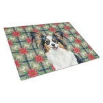 Carolines Treasures WDK8743LCB Unisex Adult Tricolor Papillon Christmas Poins.... Fixed Price $41.08.