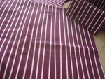 Ikea Tablecloth Striped Cotton White Lilac 57 X 94 " Includes Bread Basket Noop. Fixed Price $37.50.