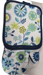 7PC Kitchen SET:2POT HOLDERS,2TOWELS,2DISHCLOTHS &1OVEN Mitt,leaves Flowers,bh. Fixed Price $17.99.