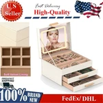 3-LAYERS Jewelry Box, Holder Organizer With. Fixed Price $31.93.