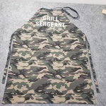 Grill Sargent Apron Camo Bbq Outdoors Master Chef About Face Designs. Fixed Price $14.99.
