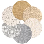 Billbotk 8" Trivets For Hot Dishes, Pots And Pans, 6 Heat Resistant Pads. Fixed Price $23.00.
