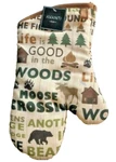 Avanti Oven Mitt Cabin Words Bear Lake House Woods Hunting Moose Crossing. Fixed Price $16.41.