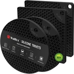 Walfos Silicone Trivet Mats 4 Heat Resistant Pot Holders, Multipurpose Non-sli. Fixed Price $15.99.