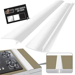 (2-PK) Gorilla Grip Heat Resistant Stove Gap Covers Clear Silicone. Fixed Price $14.95.