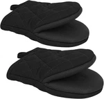 1 Pair Short Oven Mitts - Silicone Kitchen Gloves High Heat. Fixed Price $11.98.
