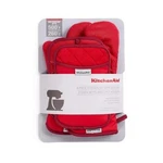 New Kitchenaid 4 Piece Silicone Set Oven MITTS/2 Pot Holders Red. Fixed Price $22.95.