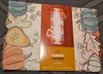 New Celebrate Together Pumpkins Fall Autumn Table Runner 13" X 36" -5573. Fixed Price $13.99.