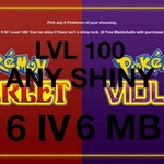 Pok Mon Violet Shiny (any 6 You Want). Fixed Price $8.00.