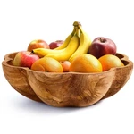 Spaceneat Wooden Fruit Bowl For Kitchen Counter - 11.8" X 3.2" Large Teak Woo.... Fixed Price $80.00.