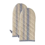 Dii French Stripe, Kitchen Collection, Oven Mitts, Nautical Blue. Fixed Price $17.10.