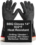 Premium Bbq Gloves 932 Heat Resistant For Barbecue Grilling Usa Fast Ship. Fixed Price $19.95.
