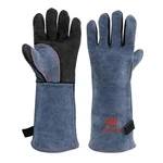 Welding Gloves 16 Inches 932 Heat Fire Resistant Bbq Grill For Arc Tig.... Fixed Price $26.39.