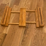 The Pampered Chef Wooden Adjustable Trivet Expandable Hot Pad Made In Usa. Fixed Price $25.00.