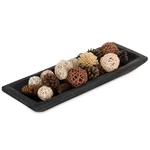 Hanobe Decorative Dough Bowl: Large Long Wooden For Entry Way Table.... Fixed Price $57.19.