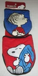 Peanuts 2 Pk. Mini Mitts 5.5" X 7" Snoopy- Linus. Fixed Price $20.69.