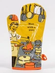 Blue Q Kitchen Oven Mitt 100% Cotton Hostess Bridal Shower Wedding Gift Fav. Fixed Price $24.95.