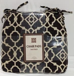Arlee Home Fashions Chair Pads Pack Seat Cushions Brown #899152. Fixed Price $19.55.