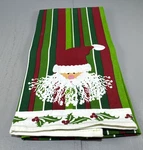 Dii For The Home Santa Claus Decorative Christmas Dish Towel 100% Cotton. Fixed Price $5.88.