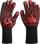 1472 Heat Resistant Bbq Gloves Non-slip Grilling Oven Mitts For Cooking. Fixed Price $11.95.