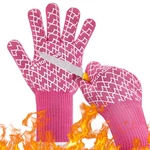 Handlove Aramid Heat Resistant Bbq Gloves Small, Pink / White Palm Grip. Fixed Price $25.07.