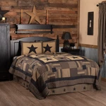 Black Check Star Quilt Set & Accessories. Choose Size Vhc Brands. Fixed Price $25.24.