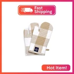 Encasa Xo Long 12"X7" Oven Microwave Hand Gloves Mitts (2 Pc Set) For Kitchen Co. Fixed Price $19.37.