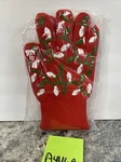 Temptations Tara Oven Safe Gloves Mitts Red Holiday Lights Small Silicone Accent. Fixed Price $14.57.