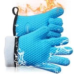 Loveuing Kitchen Oven Dual-layer Heat Resistant Grilling Gloves, Sil.... Fixed Price $28.74.