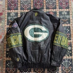Vintage Pro Player Nfl Experience Green Bay Packers Football Leather Jacket Sz. Fixed Price $44.99.