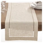 Saro Toscana Hemstitich Natural 72" Table Runner Nip. Fixed Price $22.46.