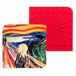 Modgy Silicone 8" X Trivet / Hot Pad - Edvard Munch The Scream. Fixed Price $14.49.